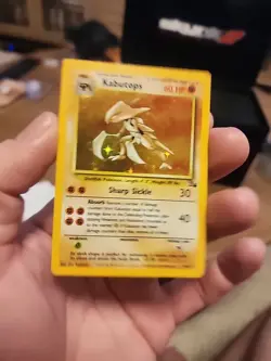 Kabutops Fossil Pokemon Card 9/62 Holo Rare Trading Card Game - Image 2
