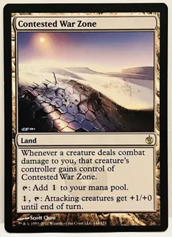 Contested War Zone LP #144 Mirrodin Besieged MTG - Image 1