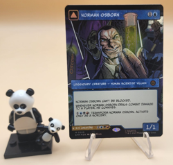 MTG Norman Osborn (Borderless) Marvel's Spider-Man Foil Green Goblin - Image 1
