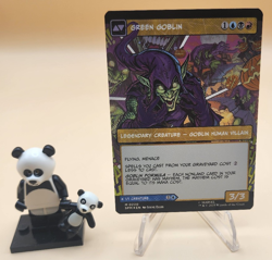 MTG Norman Osborn (Borderless) Marvel's Spider-Man Foil Green Goblin - Image 2