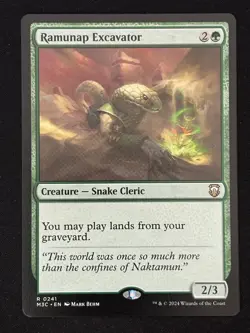 1x MTG Ramunap Excavator - Commander: Modern Horizons 3 (M3C) #241 - Magic - Image 1