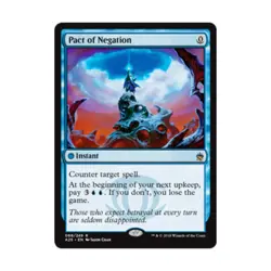 WOTC MTG Masters 25 Pact of Negation (R) (Foil) NM - Image 1