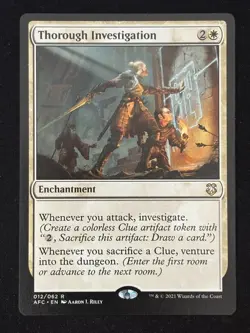 1x MTG Thorough Investigation - (AFC) #12 - Magic the Gathering - Image 1