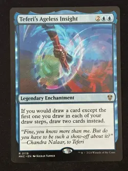 1x MTG Teferi's Ageless Insight - Commander: Murders at Karlov Manor (MKC) #119 - Image 1