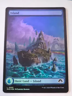 MTG -Island Full Art FOIL - Modern Horizons 3 - Image 1