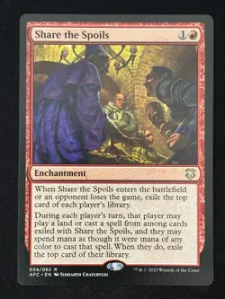 1x MTG Share the Spoils - Commander: Adventures in the Forgotten Realms (AFC) - Image 1
