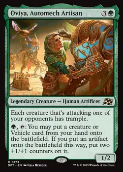 Oviya, Automech Artisan 1x MtG Aetherdrift SP/NM - Image 1