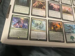 Green MTG Cards Lot Rare Uncommon Land Foil + Commons Magic The Gathering Cards - Image 2