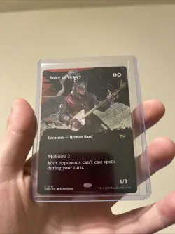 MTG Voice of Victory (Borderless) Tarkir: Dragonstorm Regular #0331 - Image 1