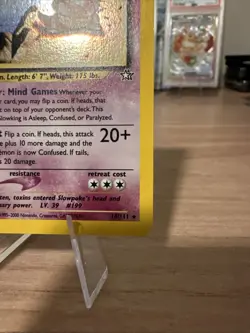 Pokemon Slowking 14/111 Holo Neo Genesis NM Condition SWIRL - Image 4