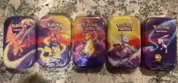 Pokemon 2019 - Kanto Power Full Art Set Mini Tins - G19 - Display Containers - Image 1