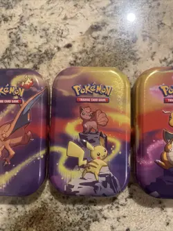 Pokemon 2019 - Kanto Power Full Art Set Mini Tins - G19 - Display Containers - Image 3