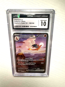 2023 Pokemon SV 151 Charizard ex #199/165 CGC 10 SIR Special Illustration Rare - Image 1