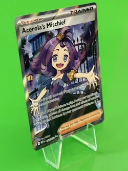 Pokemon Acerola's Mischief Mega Evolution Ultra Rare Full Art 165/132 NM!!! - Image 2