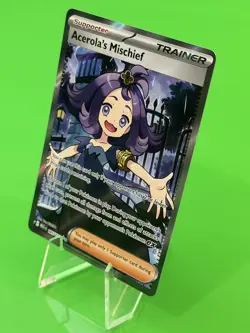 Pokemon Acerola's Mischief Mega Evolution Ultra Rare Full Art 165/132 NM!!! - Image 3