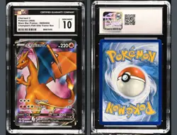 CGC 10 Gem Mint Pokemon Charizard V SWSH050 Promo Holo - Image 3