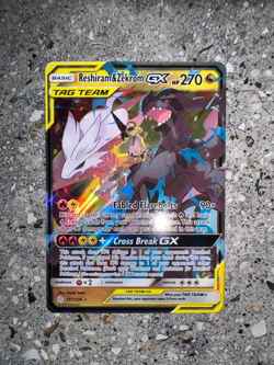 Pokemon TCG Reshiram & Zekrom GX 157/236 Cosmic Eclipse Ultra Rare Holo NM-M - Image 4