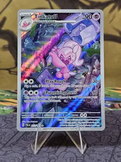 Pokemon TCG - Tinkatuff 217/193 Paldea Evolved Illustration Rare Holo NM - Image 1