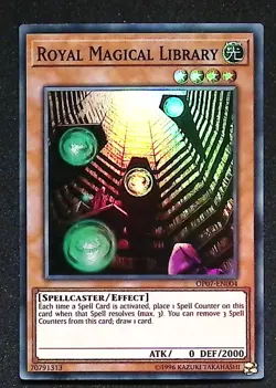 LP Royal Magical Library - OP07-EN004 - Super Rare - Yugioh - Image 1