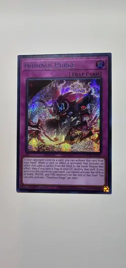 Yugioh Dominus Purge MP25-EN095 Prismatic Secret Rare 1st Edition NM - Image 4