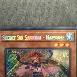 Secret Six Samurai - Hatsume - Secret Rare - Yugioh Bold Print Misprint - Image 2
