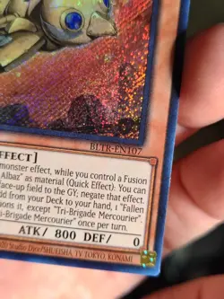 Yugioh! Tri-Brigade Mercourier - BLTR-EN107 - Secret Rare - 1st Edition NM - Image 4