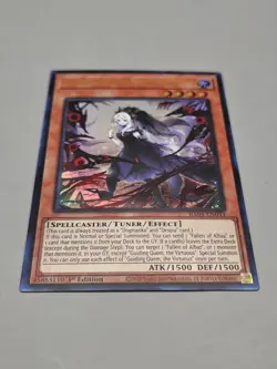 Yugioh Guiding Quem, the Virtuous RA04-EN043 Ultra Rare 1st Edition NM - Image 1