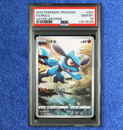 POKEMON Cards PSA 10 RIOLU 201/172 AR s12a VSTAR UNIVERSE 2022 GEM MINT Japanese - Image 1