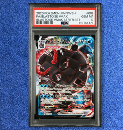 Pokemon Cards PSA 10 BLASTOISE VMAX 002/020 sEK BLASTOISE VMAX STARTER SET 2020 - Image 1