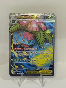 Mega Venusaur EX 155/132 Mega Evolution ENGLISH Pokemon TCG Card - Image 1