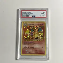 Charizard 11/108 Pokemon Card TCG XY Evolutions Holo Rare PSA 8 NM-MT - Image 1