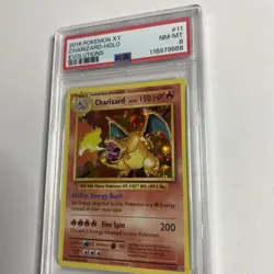 Charizard 11/108 Pokemon Card TCG XY Evolutions Holo Rare PSA 8 NM-MT - Image 3
