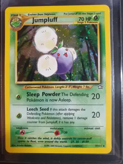 Jumpluff 7/111 Holo - Neo Genesis Set - Pokemon Card - Excellent Condition - Image 1