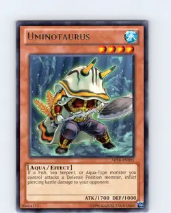 Yu-Gi-Oh TCG Uminotaurus ABYR-EN095 Unlimited Regular Rare Card NM - Image 1
