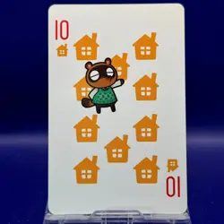 Diamond 10 Mayor Rukko Picopuri Village Diary Animal Crossing Playing Card Japan - Image 1