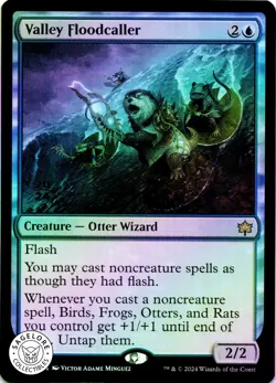 MTG Valley Floodcaller | NM Foil | Prerelease Cards (PRE) - Image 1