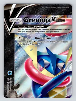 Greninja V-Union Promo Pokemon SWSH 155, 156, 157, 158 (4 Cards Total) NM - Image 1