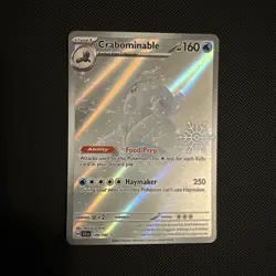 Crabominable 149/142 Pokemon TCG Holiday Calendar 2025 Festive Stamp Promo Card - Image 1