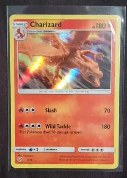 Charizard ERROR HOLO BLEED 05/18 Pokemon TCG Card DETECTIVE PIKACHU Near Mint NM - Image 1