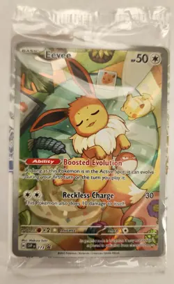 Pokemon Trading Card TCG Eevee Full Art Holo 173 Promo Nintendo 2025 Prismatic - Image 1