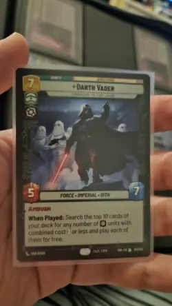 Darth Vader Commanding the First Legion Non-Foil Card Spark of Rebellion - Image 1