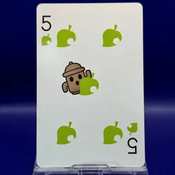 Spade 5 Mayor Rukko Picopuri Village Diary Animal Crossing Playing Card - Image 1