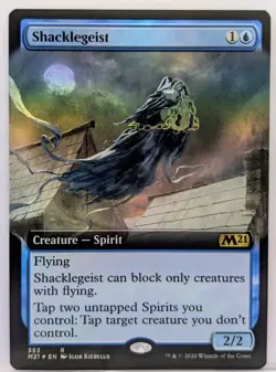 MTG Shacklegeist (Foil) (Extended Art) #353 Near Mint NM - M21 Magic Card - Image 1
