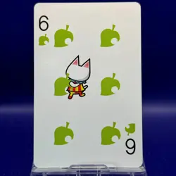 Spade 6 Mayor Rukko Picopuri Village Diary Animal Crossing Playing Card Japan - Image 1