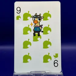 Spade 9 Mayor Rukko Picopuri Village Diary Animal Crossing Playing Card - Image 1