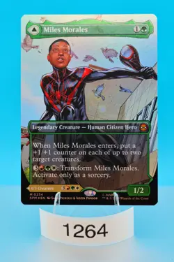 MTG Miles Morales (0234) (Borderless) Marvel's Spider-Man Foil - Image 1