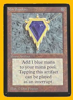MTG MOX SAPPHIRE Beta (OldManMTG 011-149) - Image 1