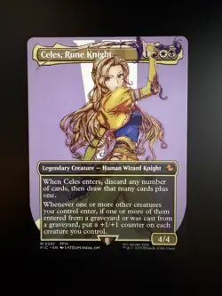 MTG Final Fantasy English Celes, Rune Knight Borderless 0201 Non-Foil - Image 1