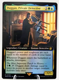 Duggan, Private Detective (Foil)(Extended Art) #409 Doctor Who Edition NM - Image 1