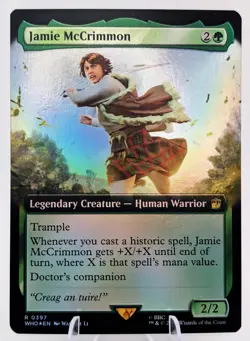 Jamie McCrimmon (Foil) (Extended Art) #397 Doctor Who Collector's Edition NM - Image 1